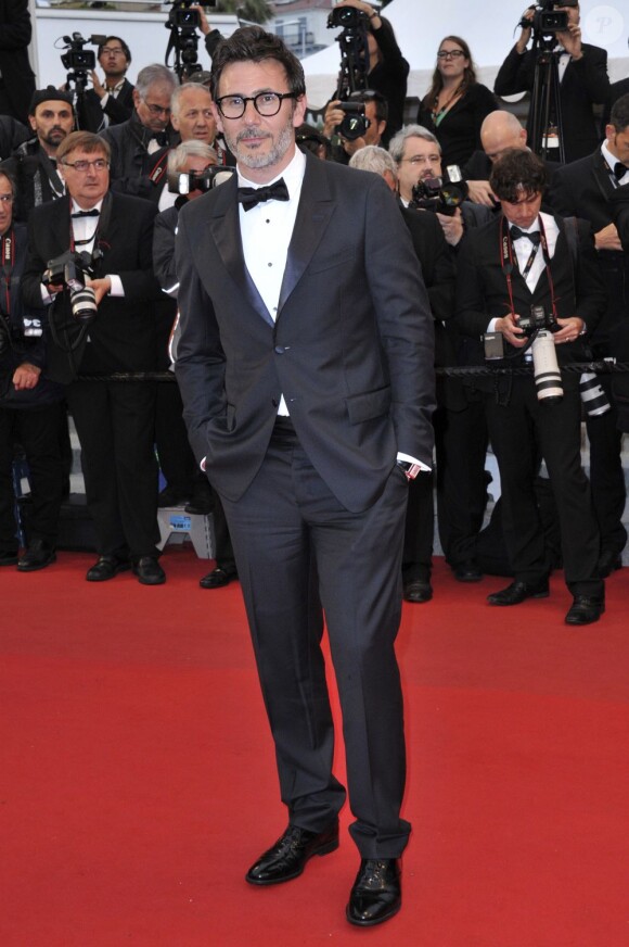 Michel Hazanavicius lors de la montée des marches de la cérémonie de clôture du Festival de Cannes. Le 27 mai 2012.