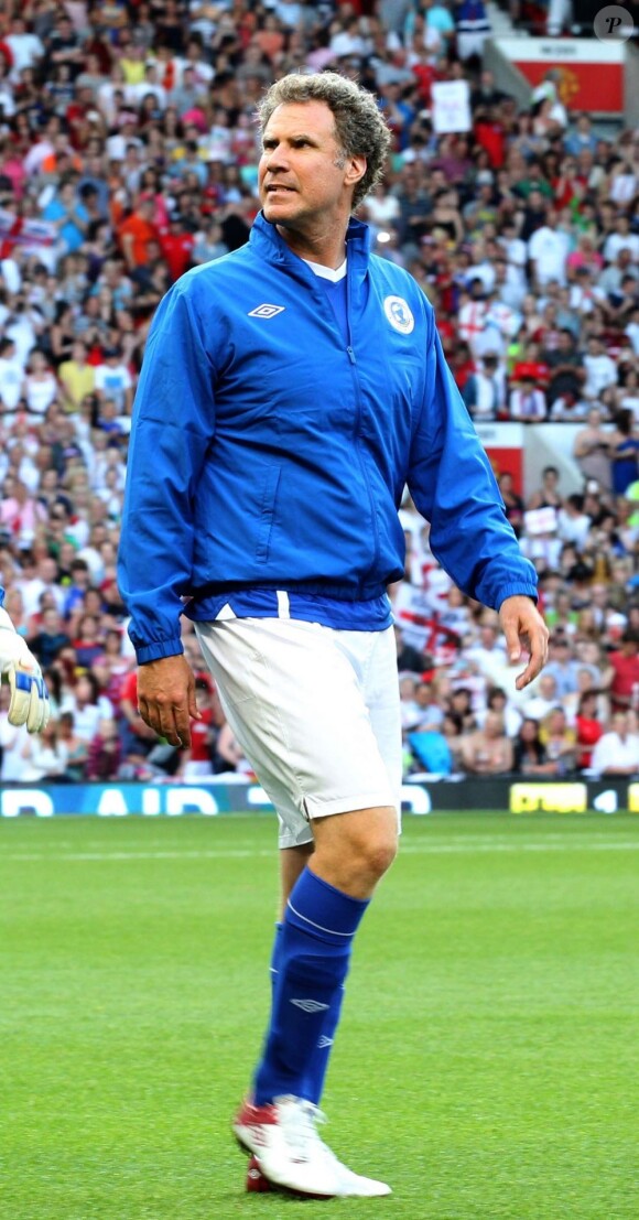 Will Ferrell lors du match de charité Soccer Aid 2012 à Old Trafford. Manchester, le 27 mai 2012.