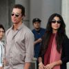 Matthew McConaughey et sa fiancée Camila Alves à l'aéroport de Los Angeles le 28 mai 2012
