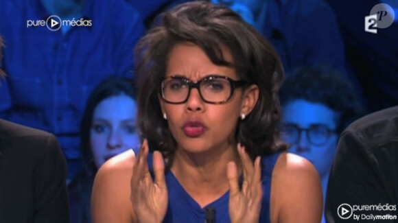 Audrey Pulvar, sur France 2 dans On n'est pas couché.
