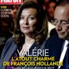 Valérie Trierweiler et François Hollande en couverture de Paris Match, en kiosques le 8 mars 2012