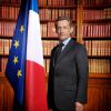 Portrait officiel de Nicolas Sarkozy par Philippe Warrin, 2007.