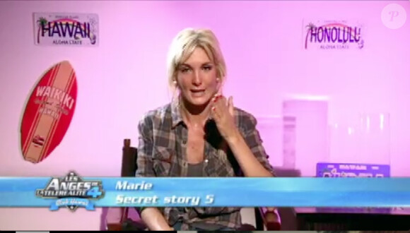 Marie dans les Anges de la télé-réalité 4, mardi 5 juin 2012 sur NRJ 12