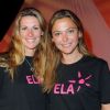 Sophie Thalmann et Sandrine Quétier lors du 5e prix de l'Ambassadeur décerné par l'association ELA au Parc Dysneyland Paris le 6 juin 2012