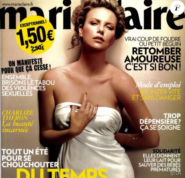 Retrouvez l'interview de Charlize Theron dans Marie-Claire, juillet 2012.