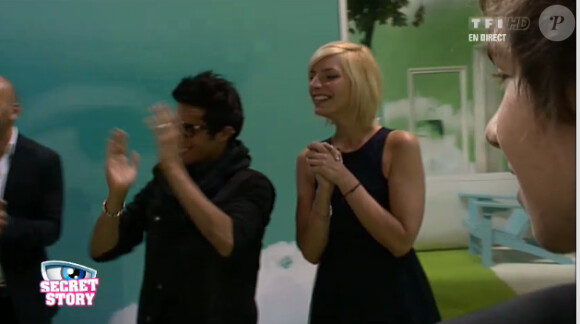 Nadège et Thomas rentrent dans la maison dans Secret Story 6, vendredi 8 juin 2012 sur TF1