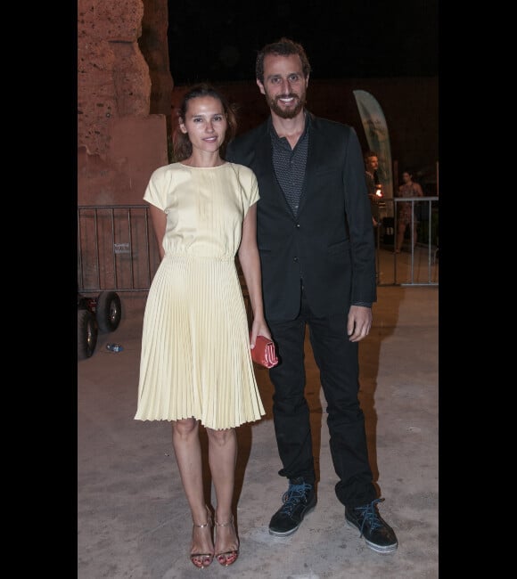 Virginie Ledoyen et Arié Elmaleh lors du dîner de Gala du deuxième Festival du Marrakech du Rire 2012 au Palais El Badi à Marrakech le samedi 9 juin 2012