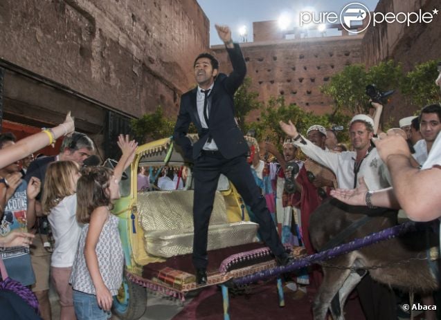 Jamel Debbouze Gad Elmaleh Et Florence Foresti Gala Royal