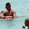 Kevin-Prince Boateng et sa compagne Melissa Satta à Miami le 8 juin 2012