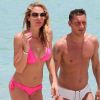 Francesco Totti et sa femme Ilary Blasi à Miami le 7 juin 2012, à quelques jours de leur 7e anniversaire de mariage.