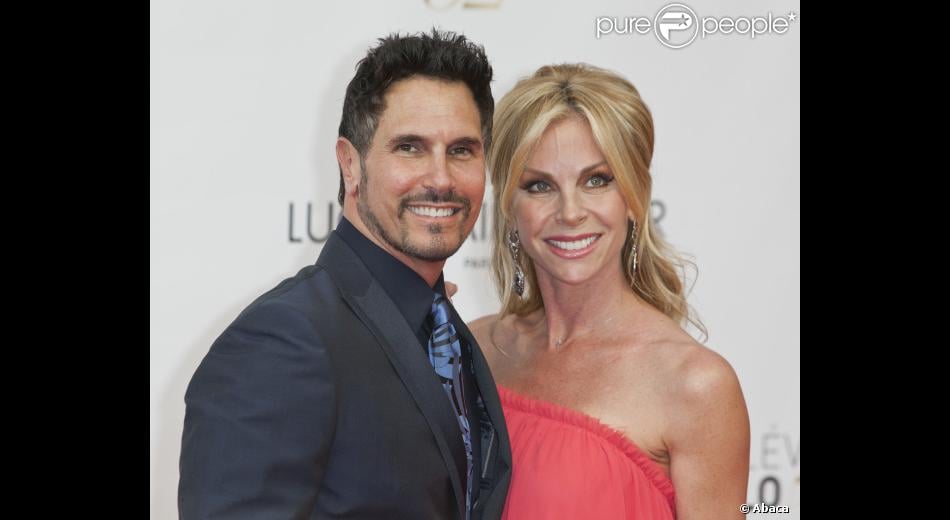 Don Diamont et Cindy Ambuehl lors de la soirée d'inauguration du 52e
