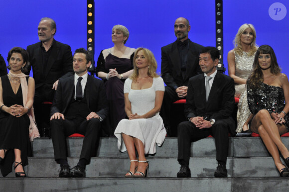 Les membres du jury lors de la soirée d'inauguration du 52e Festival de Monte Carlo, le 10 juin 2012