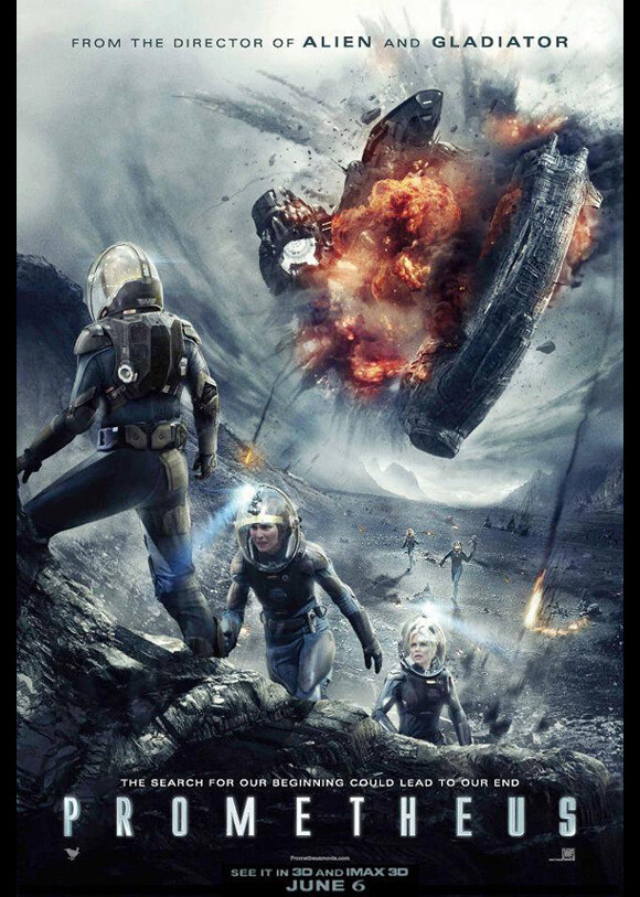 Les héros de Prometheus de Ridley Scott.