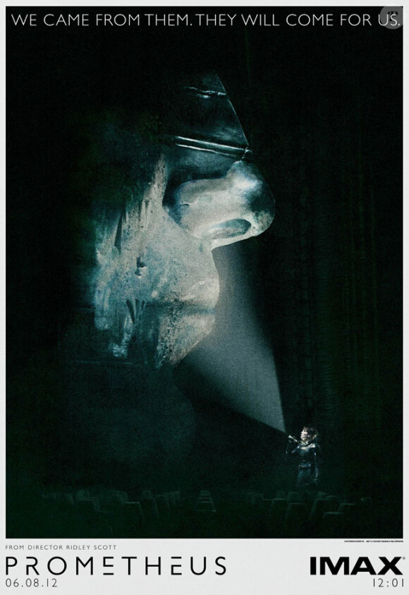 Noomi Rapace dans Prometheus de Ridley Scott.