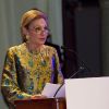 L'ex-impératrice d'Iran Farah Pahlavi.
Soirée de remise des prix d'art Marianne and Sigvard Bernadotte Art Awards sous le parrainage du prince Carl Philip de Suède et de la comtesse Marianne de Wisborg, le 7 juin 2012 au Grand Hôtel de Stockholm.