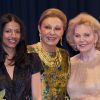 L'ex-impératrice d'Iran Farah Pahlavi et la comtesse Marianne de Wisborg. Soirée de remise des prix d'art Marianne and Sigvard Bernadotte Art Awards sous le parrainage du prince Carl Philip de Suède et de la comtesse Marianne de Wisborg, le 7 juin 2012 au Grand Hôtel de Stockholm.
