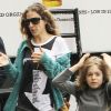 Sarah Jessica Parker et son mari Matthew Broderick emmènent leur fils James à l'école. New York, le 13 juin 2012.