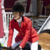 Charlotte Casiraghi participe au Jumping Cannes International du 14 au 17 juin 2012.