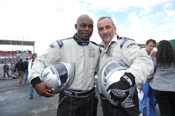 Jimmy Jean-Louis et Antoine Duléry participent aux 24 Heures du Mans, le samedi 16 juin au Mans.