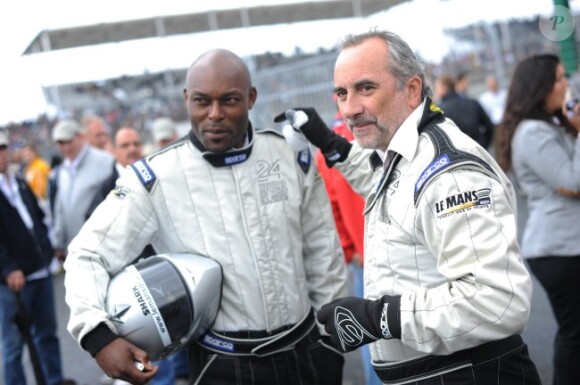 Jimmy Jean-Louis et Antoine Duléry participent aux 24 Heures du Mans, le samedi 16 juin au Mans.