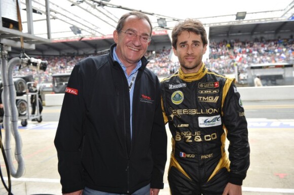 Jean-Pierre Pernaut et Nicolas Prost participe aux 24 Heures du Mans, le samedi 16 juin au Mans.