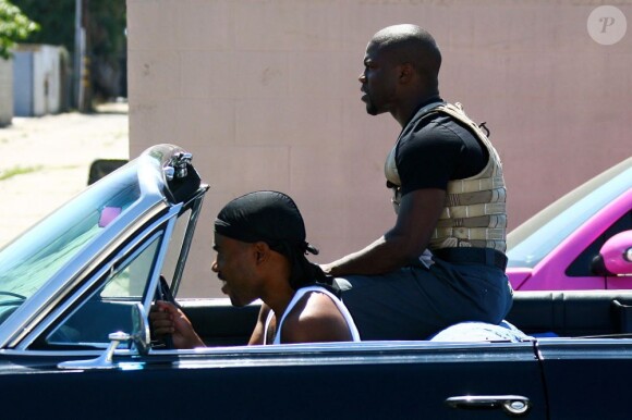Amber Rose sur le tournage de School Dance à Norwalk, le 18 juin 2012