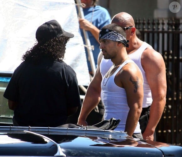 Amber Rose sur le tournage de School Dance à Norwalk, le 18 juin 2012