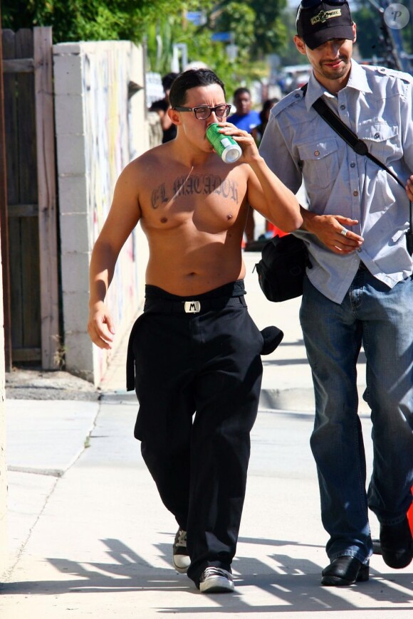 Amber Rose sur le tournage de School Dance à Norwalk, le 18 juin 2012
