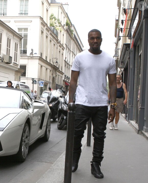 Kanye West ravi à Paris le 19 juin 2012
