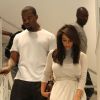 Chez Colette, Kim Kardashian et Kanye West font du shopping, à Paris le 19 juin 2012