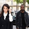 Kanye West et Kim Kardashian vont déjeuner à La Villa à Paris le 21 juin 2012