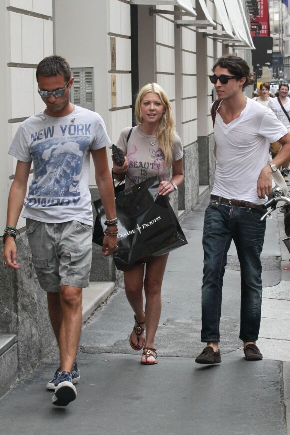 Tara Reid fait du shopping à Milan avec Lana Del Rey, le 20 juin 2012.