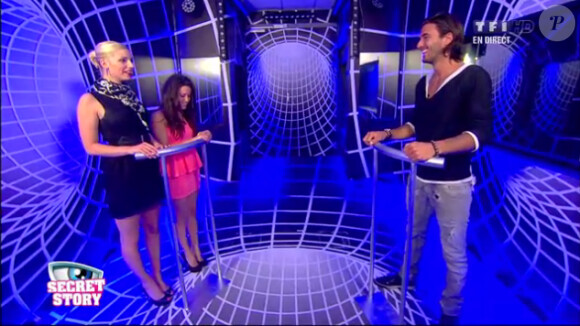 Nadège, Capucine et Thomas dans la grande soirée de Secret Story 6, vendredi 22 juin 2012 sur TF1