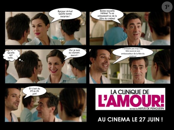 Roman-photo du film La Clinique de l'amour pour la Fête du cinéma 2012