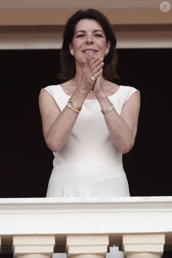 Caroline de Monaco, superbe et gracieuse, lors de la fête de la Saint Jean à Monaco le 23 juin 2012