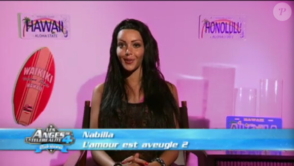Nabilla dans Les Anges de la télé-réalité 4 le lundi 25 juin 2012 sur NRJ 12
