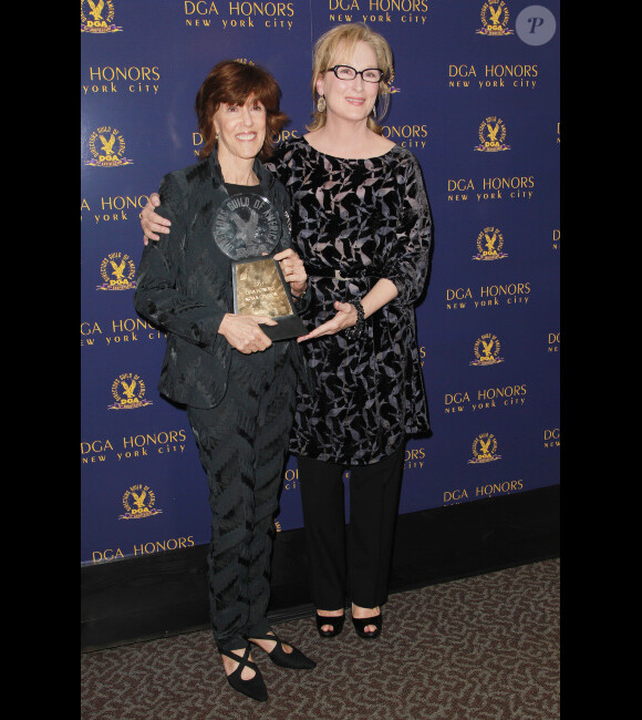 Nora Ephron et Meryl Streep à New York le 13 octobre 2011