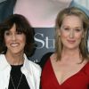 Nora Ephron avec ses actrices Meryl Streep et Amy Adams pour la présentation au festival de Deauville de Julie & Julia en 2009