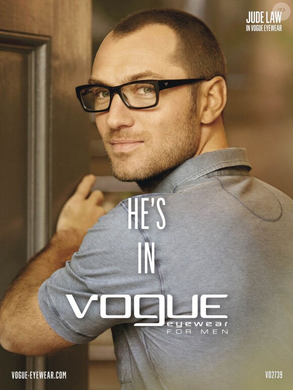 Campagne Vogue Eyewear avec Jude Law, shootée par Peter Lindbergh