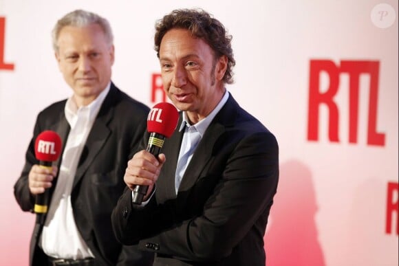 Stéphane Bern à son arrivée chez RTL, le 6 septembre 2011.