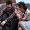 Keira Knightley et Adam Levine sur le tournage de Can a Song Save Your Life ?, à New York le 29 juin 2012.