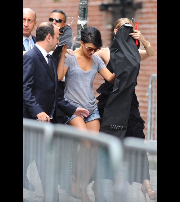 Hilaria Thomas lors de son mariage avec Alec Baldwin, le 30 juin 2012 à New York.