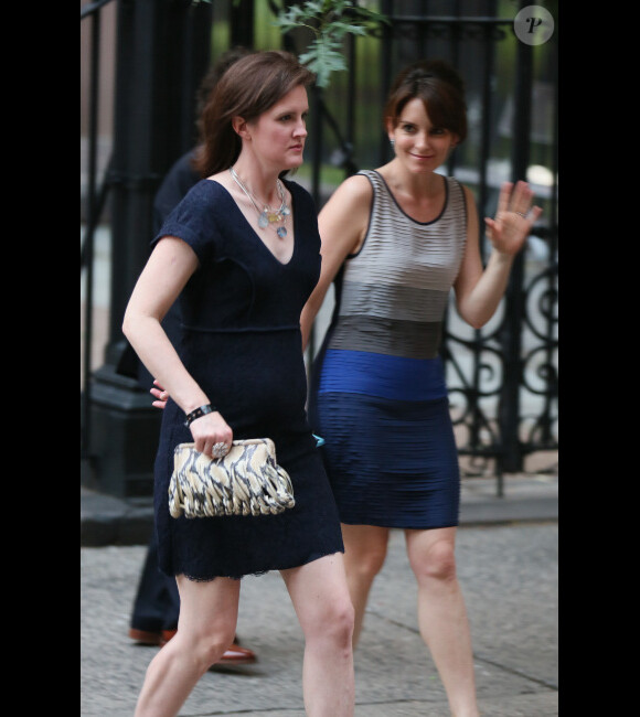 Tina Fey au mariage d'Alec Baldwin et Hilaria Thomas, le 30 juin 2012 à New York.