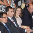 Letizia d'Espagne et le prince Felipe au 3e Forum Impulsa, à Gérone, le 29 juin 2012.