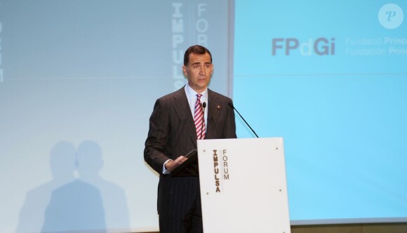 Le prince Felipe d'Espagne au 3e Forum Impulsa, à Gérone, le 29 juin 2012.