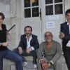 Thierry Frémont, Bruno Solo, Patrick Boss et Tex lors du Grand Prix des Personnalités le 1er juillet 2012 à Avignon