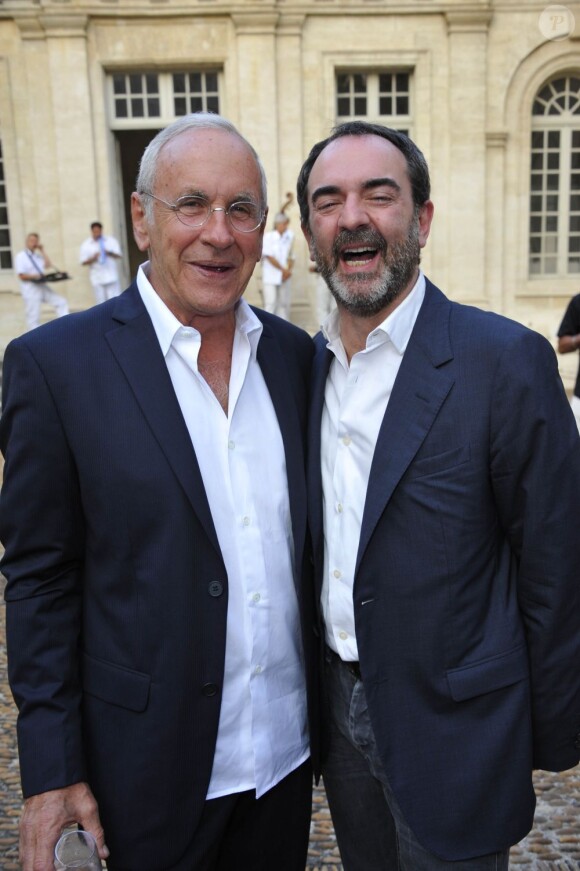 Patrice Laffont et Bruno Solo lors du Grand Prix des Personnalités le 1er juillet 2012 à Avignon