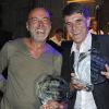 Patrick Bosso et Tex lors du Grand Prix des Personnalités le 1er juillet 2012 à Avignon