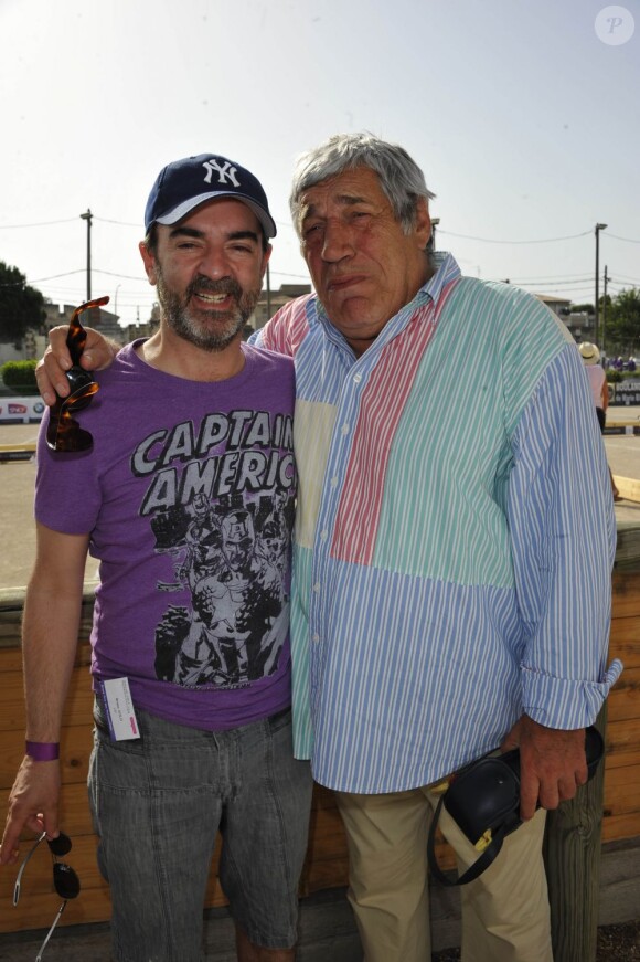Bruno Solo et Jean-Pierre Castaldi lors du Grand Prix des Personnalités le 30 juin 2012 à Avignon
