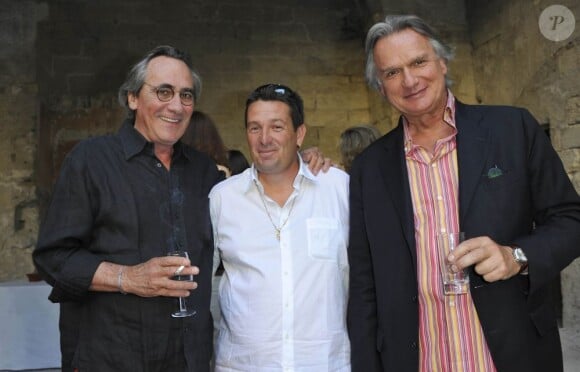 Philippe Lavil, Bruno Boursicaud et François-Eric Gendron lors du Grand Prix des Personnalités le 29 juin 2012 à Avignon